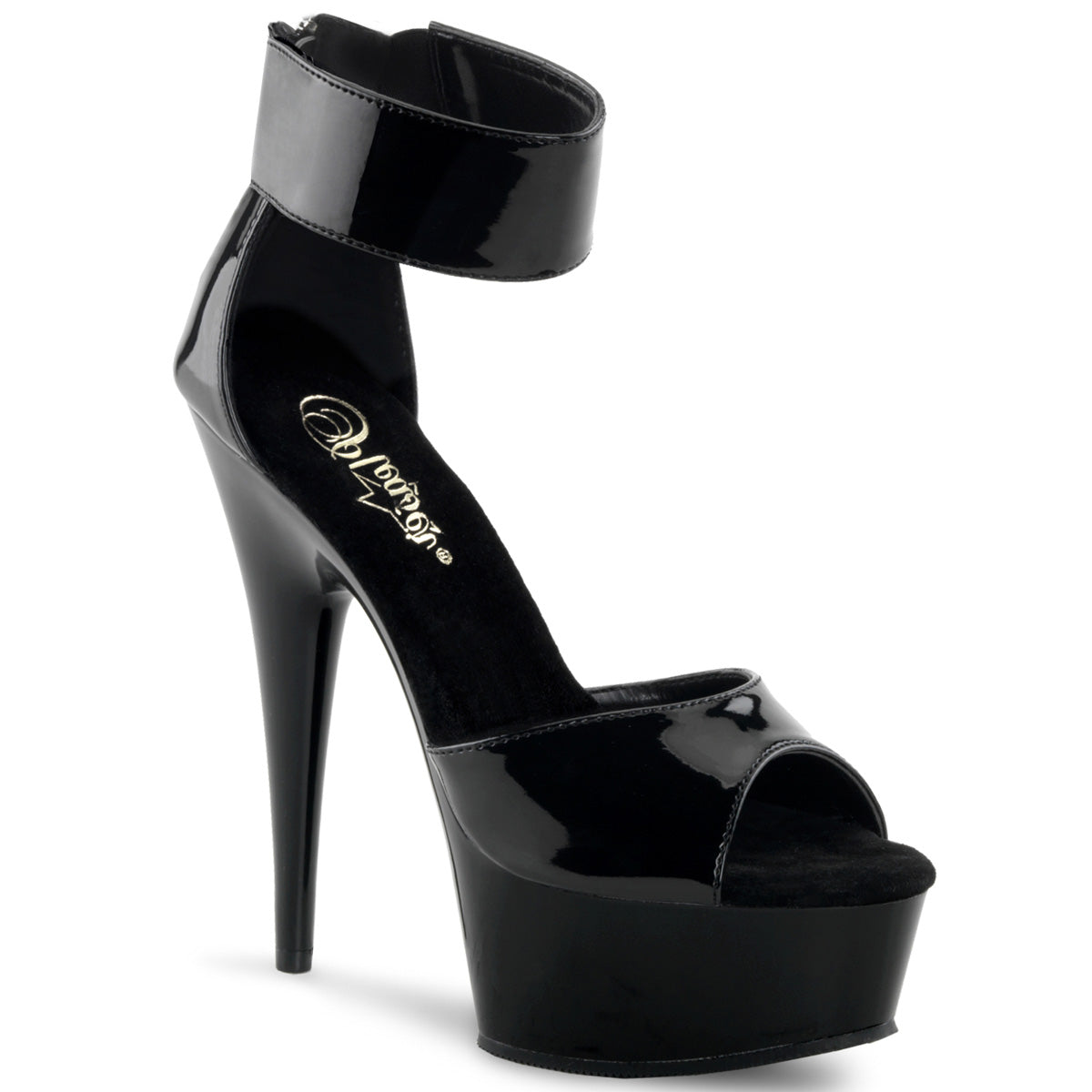 【PLEASER】DELIGHT-670-3 シューズ Blk/Blk【取寄】
