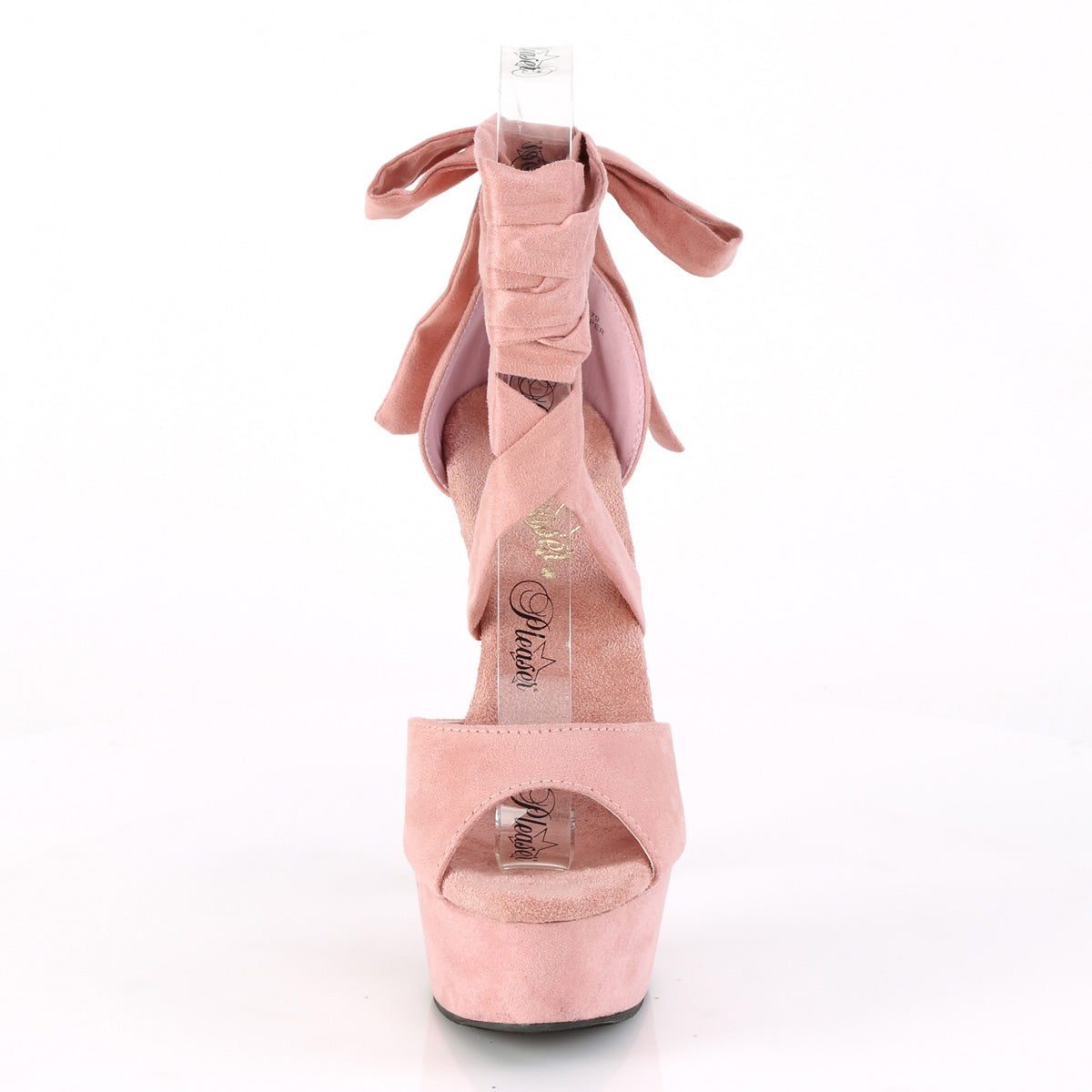 【PLEASER】DELIGHT-679 シューズ B. Pink Faux Suede/B. Pink Faux Suede【取寄】