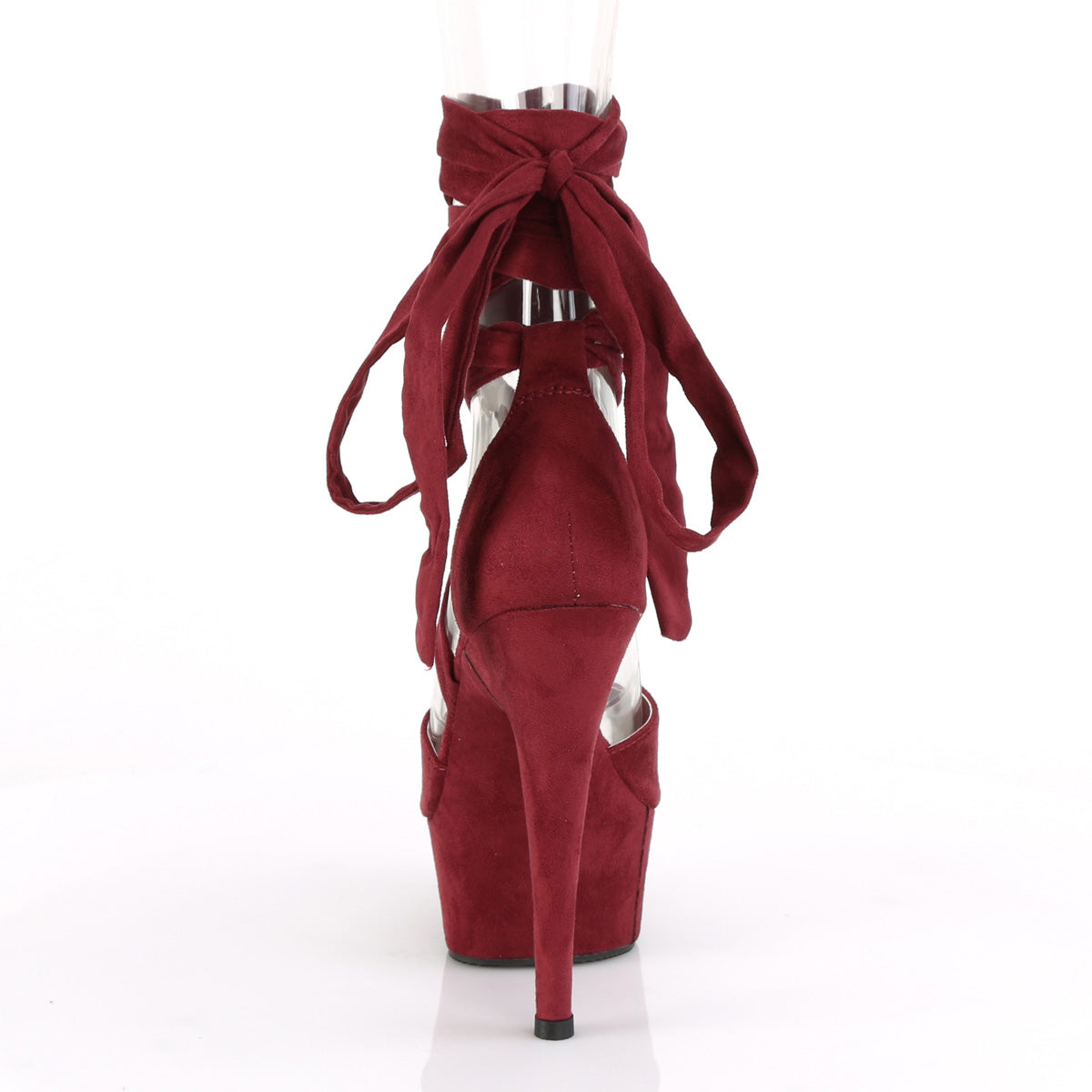 【PLEASER】DELIGHT-679 シューズ Burgundy Faux Suede/Burgundy Faux Suede【取寄】