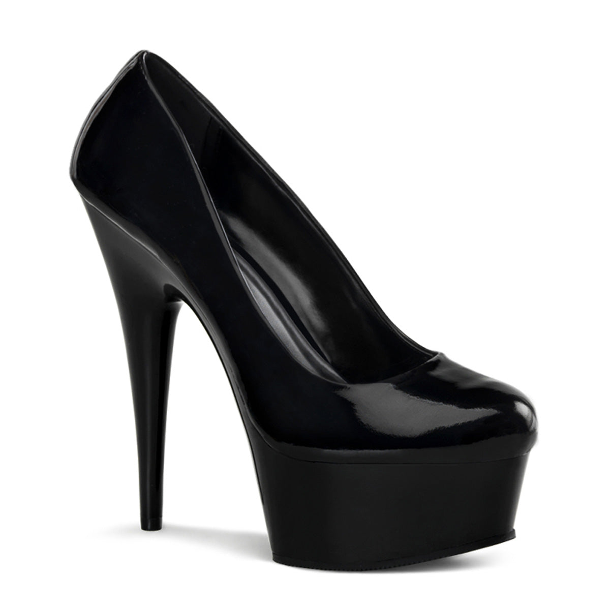 【PLEASER】DELIGHT-685 シューズ Blk Pat/Blk【取寄】