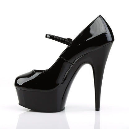 【PLEASER】DELIGHT-687 シューズ Blk Pat/Blk【取寄】