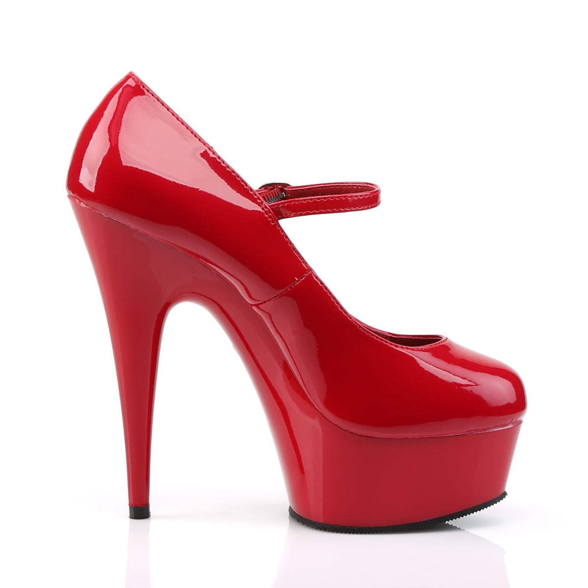 【PLEASER】DELIGHT-687 シューズ Red/Red【取寄】
