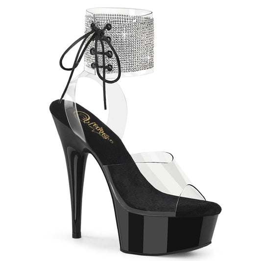 【PLEASER】DELIGHT-691-2RS プラットフォームシューズ Clr/Blk【取寄】