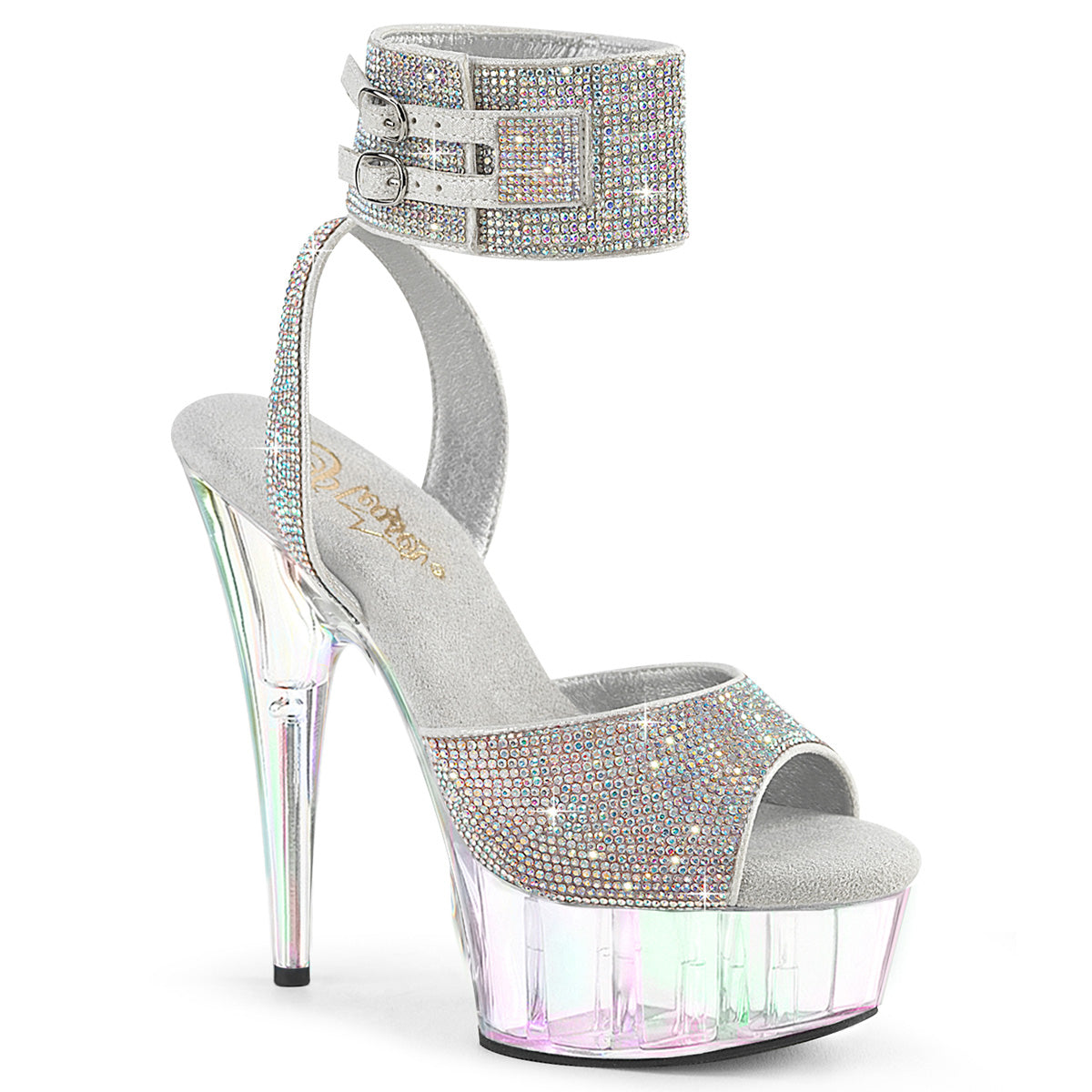 【PLEASER】DELIGHT-691HTRS シューズ Slv AB RS-TPU/Holo Tinted【取寄】