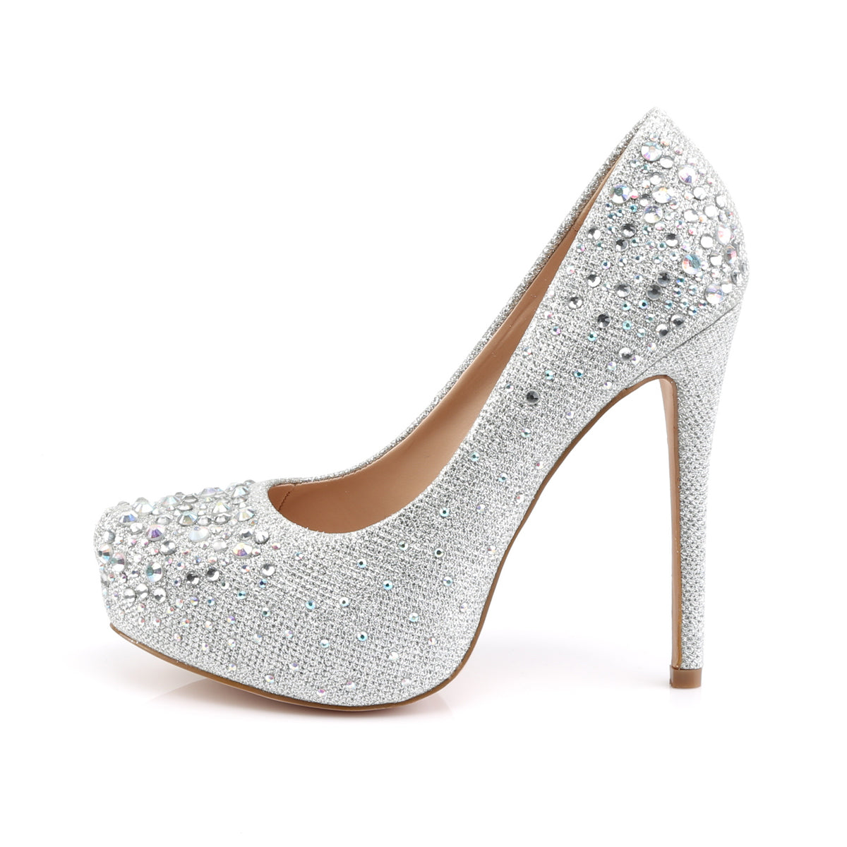 【FABULICIOUS】DESTINY-06R シューズ Slv Glitter Mesh Fabric【取寄】