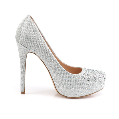 【FABULICIOUS】DESTINY-06R シューズ Slv Glitter Mesh Fabric【取寄】