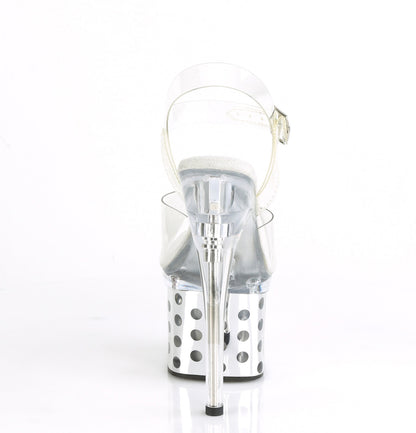 【PLEASER】DISCOLITE-708DOTS シューズ Clr/Slv Chrome【取寄】