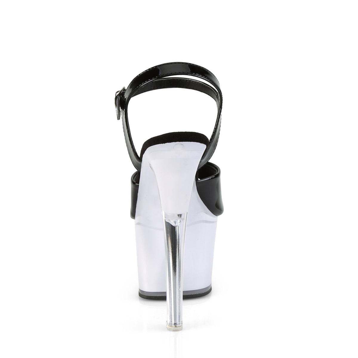 【PLEASER】DISCOLITE-709 シューズ Blk Pat/White Glow【取寄】