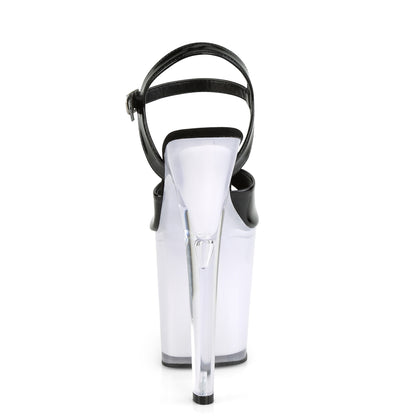【PLEASER】DISCOLITE-809 シューズ Blk Pat/White Glow【取寄】