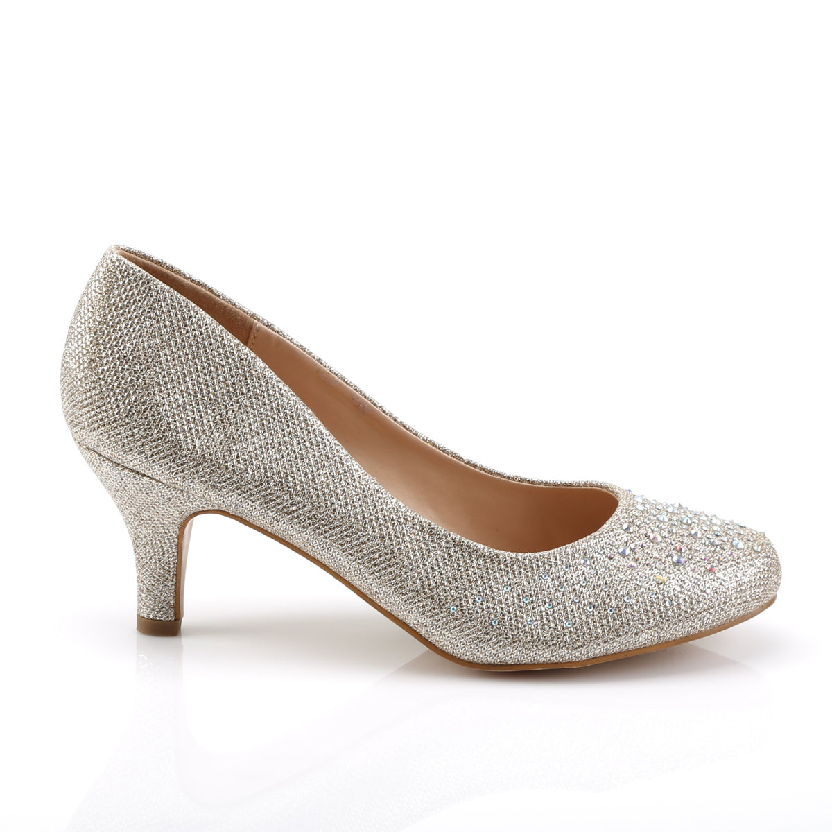 【FABULICIOUS】DORIS-06 シューズ Nude Glitter Mesh Fabric【取寄】