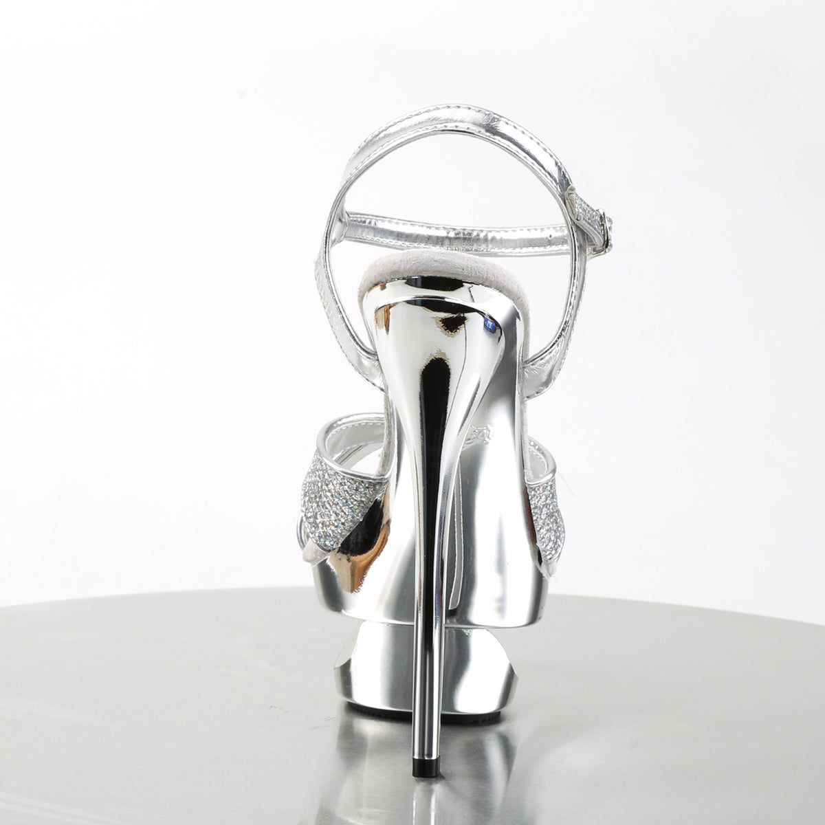 【PLEASER】ECLIPSE-619G シューズ Slv Multi Gltr/Slv Chrome【取寄】