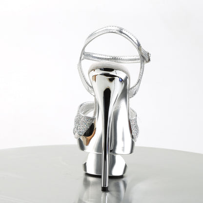 【PLEASER】ECLIPSE-619G シューズ Slv Multi Gltr/Slv Chrome【取寄】