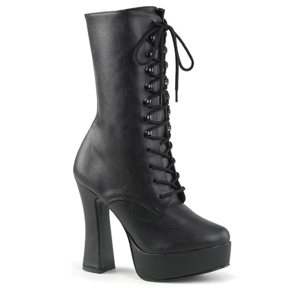 【PLEASER】ELECTRA-1020 シューズ Blk Faux Leather/Blk Matte【取寄】