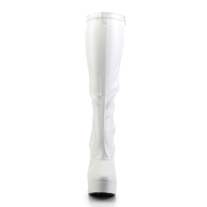 【PLEASER】ELECTRA-2000Z シューズ Wht Str Faux Leather【取寄】