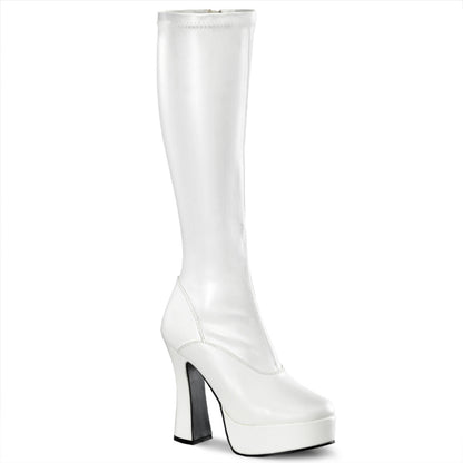 【PLEASER】ELECTRA-2000Z シューズ Wht Str Faux Leather【取寄】