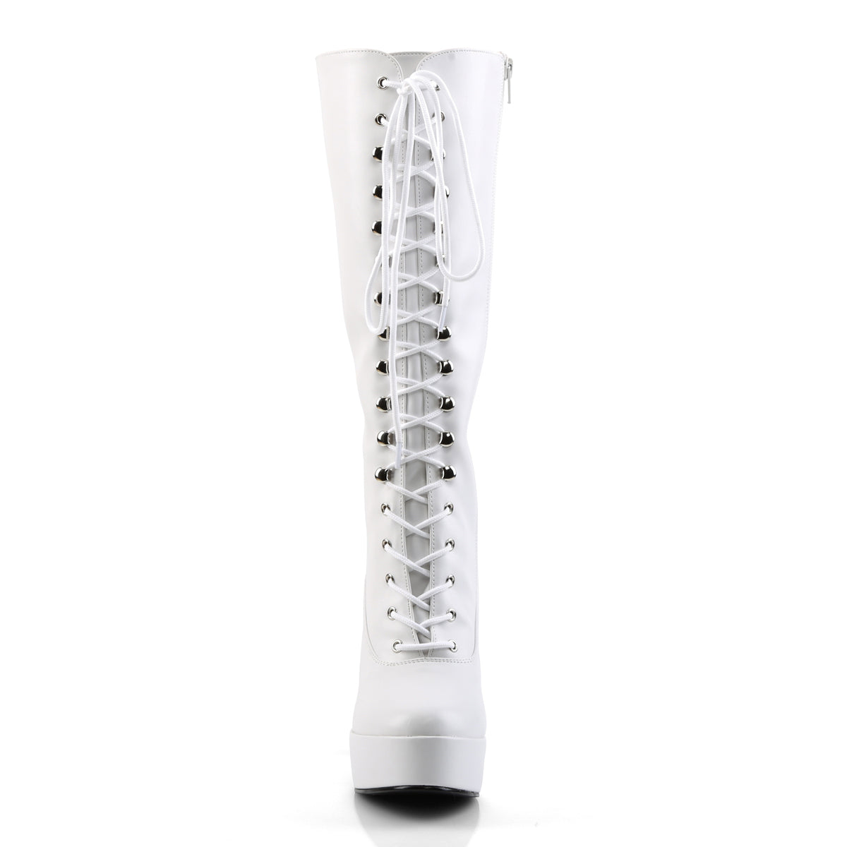 【PLEASER】ELECTRA-2020 シューズ Wht Faux Leather【取寄】