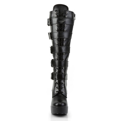 【PLEASER】ELECTRA-2042 シューズ Blk Faux Leather【取寄】