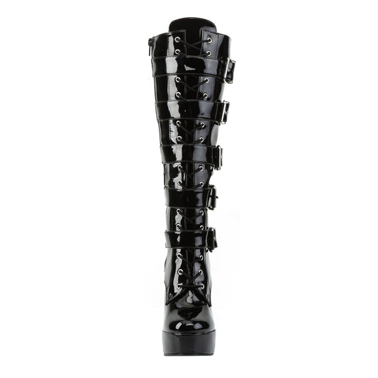 【PLEASER】ELECTRA-2042 プラットフォームシューズ Blk Pat【取寄】