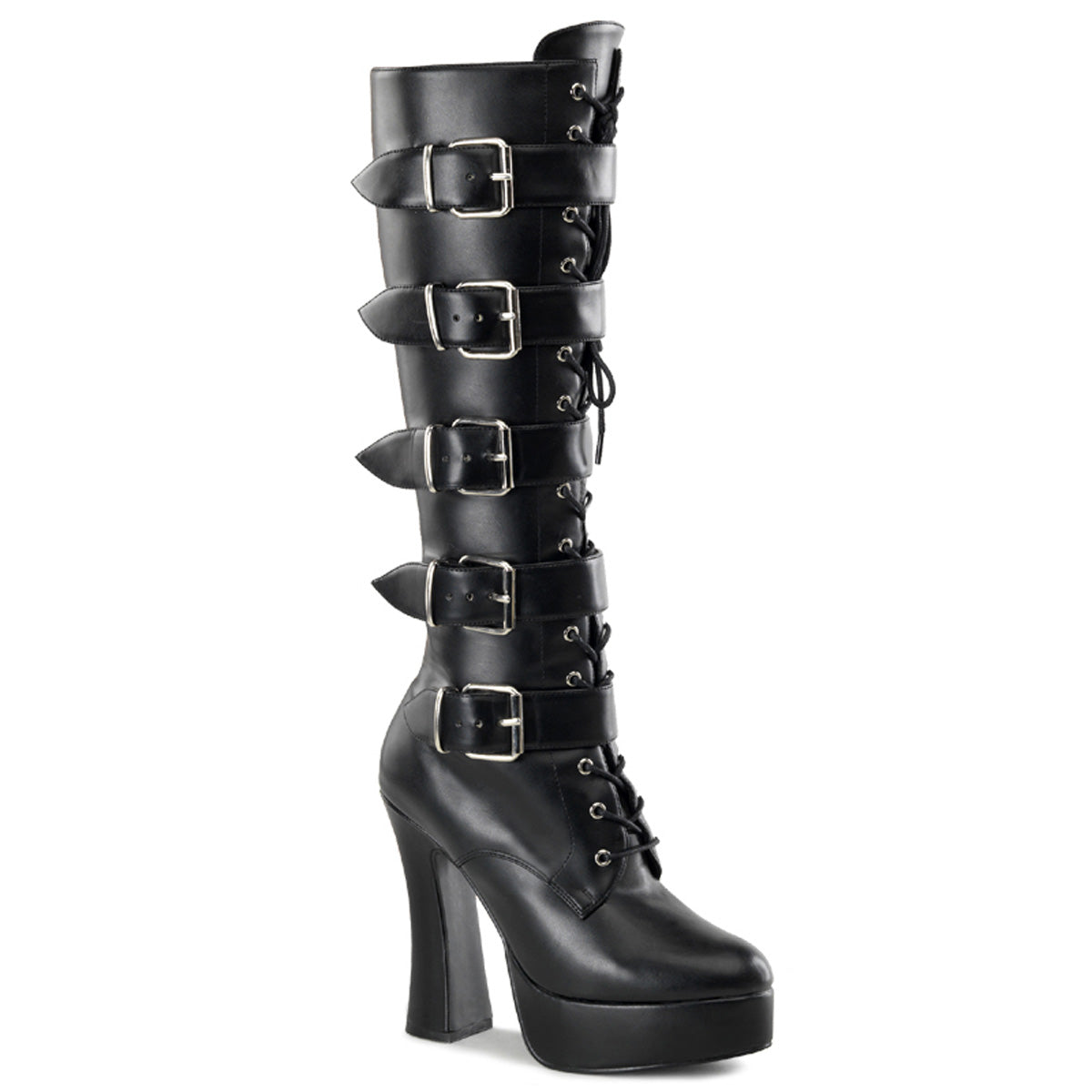 【PLEASER】ELECTRA-2042 シューズ Blk Faux Leather【取寄】