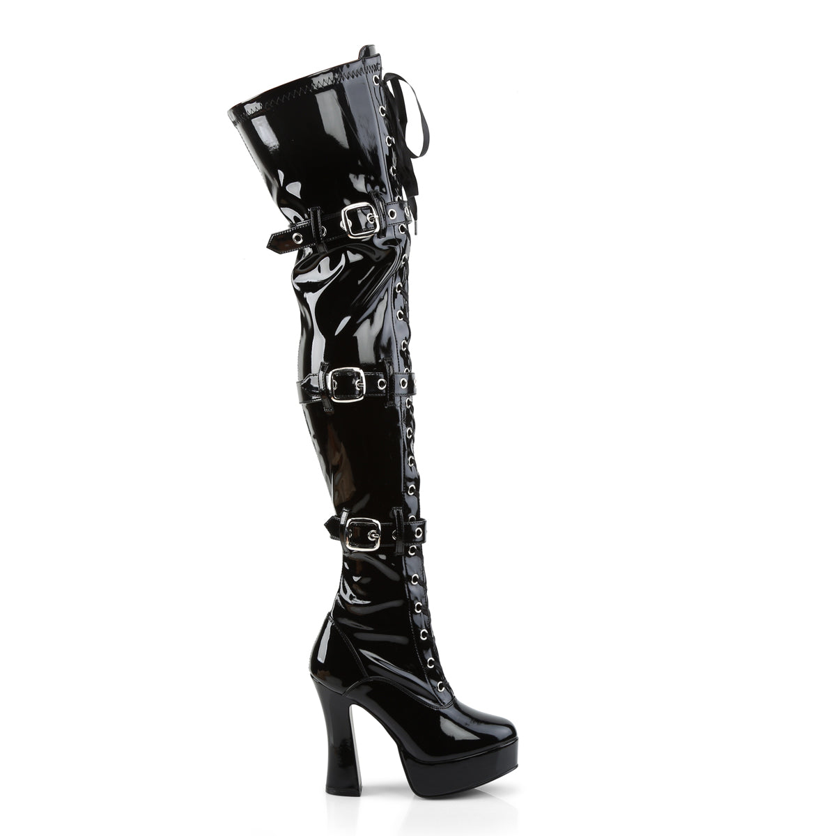 【PLEASER】ELECTRA-3028 シューズ Blk Str Pat【取寄】