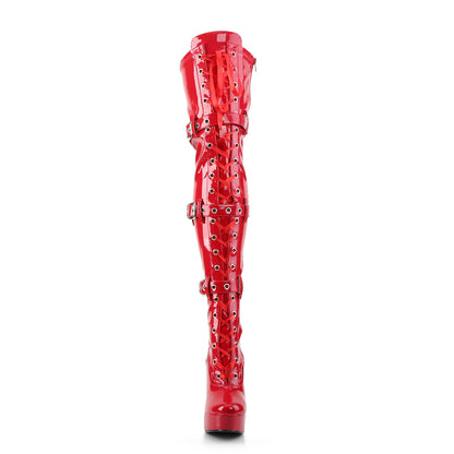 【PLEASER】ELECTRA-3028 シューズ Red Str Pat【取寄】
