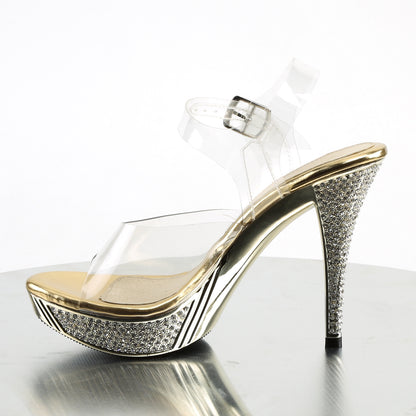 【FABULICIOUS】ELEGANT-408 シューズ Clr/Gold Chrome【取寄】