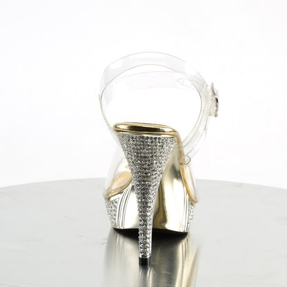 【FABULICIOUS】ELEGANT-408 シューズ Clr/Gold Chrome【取寄】