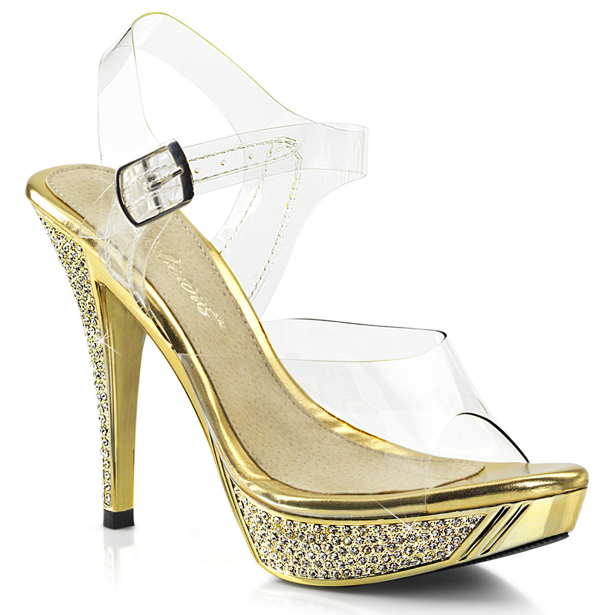【FABULICIOUS】ELEGANT-408 シューズ Clr/Gold Chrome【取寄】