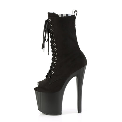 【PLEASER】ENCHANT-1041FS シューズ Blk Faux Suede/Blk Matte【取寄】
