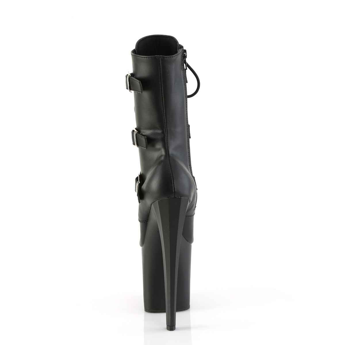 【PLEASER】ENCHANT-1043 シューズ Blk Faux Le/Blk Matte【取寄】