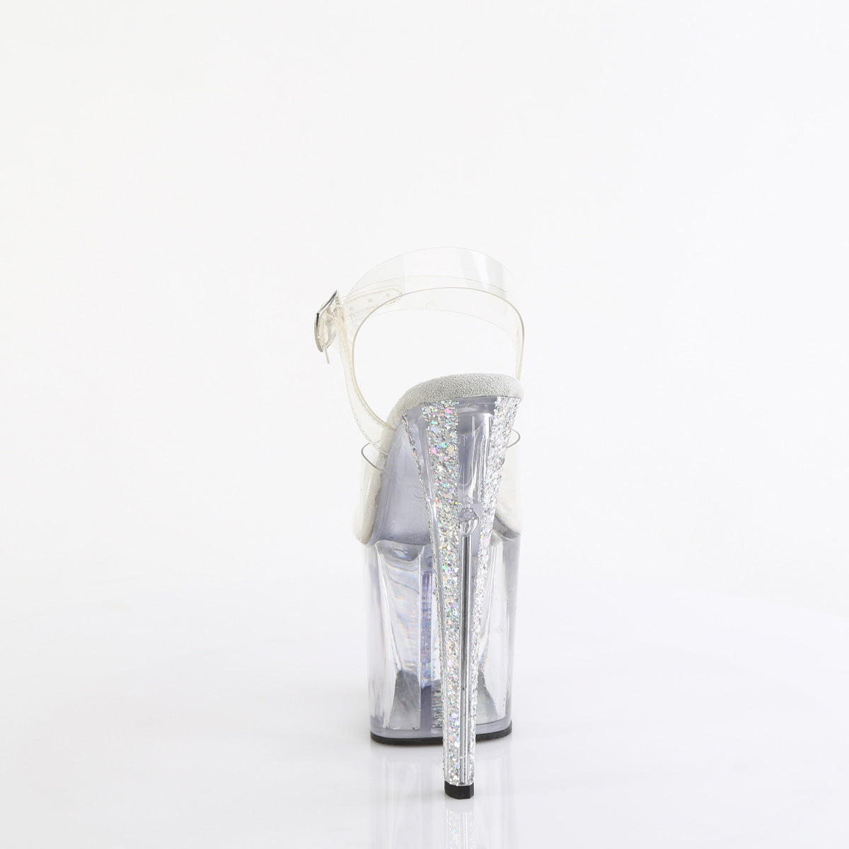 【PLEASER】ENCHANT-708AQUA-04 シューズ Clr/Clr-Slv Multi Glitter【取寄】