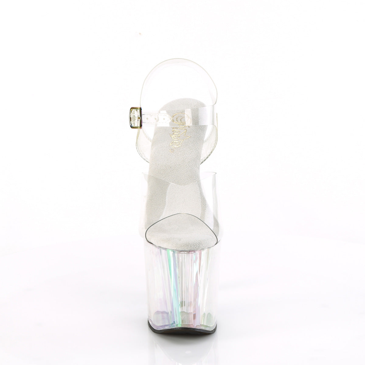 【PLEASER】ENCHANT-708HT シューズ Clr/Holographic Tinted【取寄】