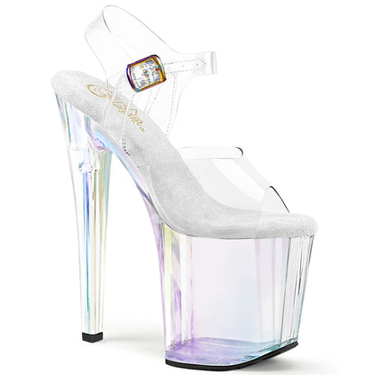 【PLEASER】ENCHANT-708HT シューズ Clr/Holographic Tinted【取寄】