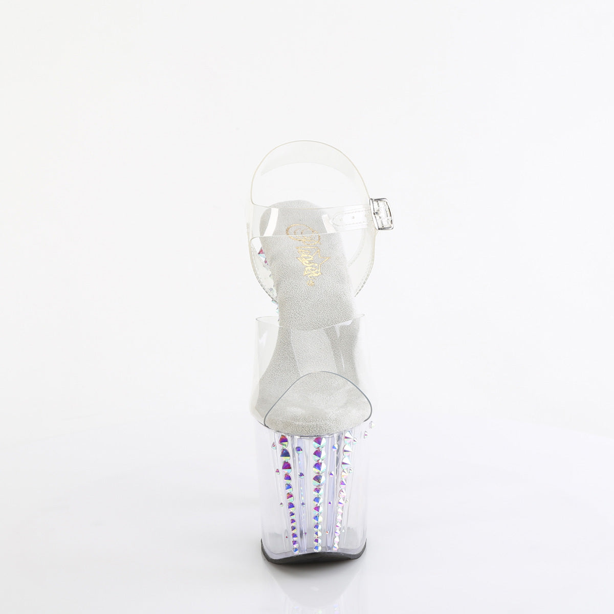 【PLEASER】ENCHANT-708RS-02 シューズ Clr/Clr-AB RS【取寄】