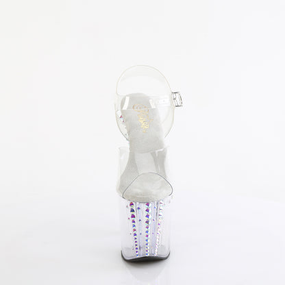 【PLEASER】ENCHANT-708RS-02 シューズ Clr/Clr-AB RS【取寄】