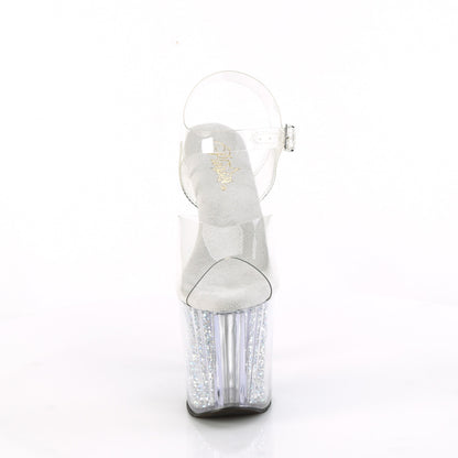 【PLEASER】ENCHANT-708RSI シューズ Clr/Clr-Slv AB RS【取寄】