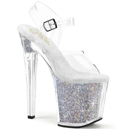 【PLEASER】ENCHANT-708RSI シューズ Clr/Clr-Slv AB RS【取寄】