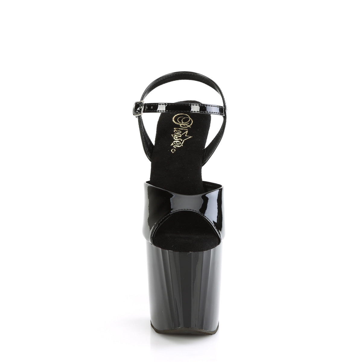 【PLEASER】ENCHANT-709 シューズ Blk Pat/Blk【取寄】