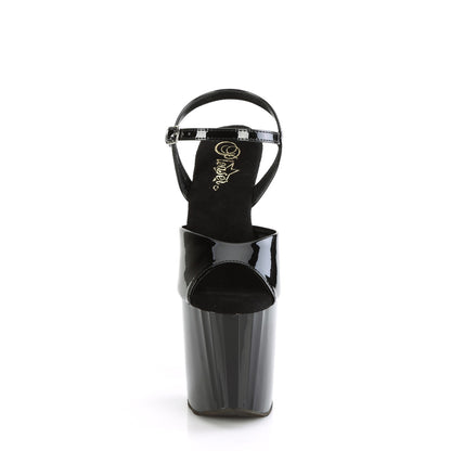 【PLEASER】ENCHANT-709 シューズ Blk Pat/Blk【取寄】