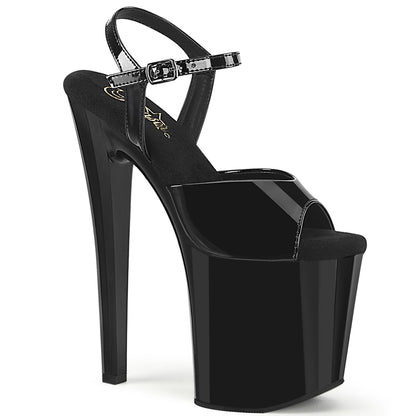 【PLEASER】ENCHANT-709 シューズ Blk Pat/Blk【取寄】