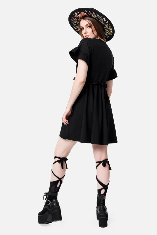 【RESTYLE】ドレス＊HARE MOON MINI DRESS-Sサイズ