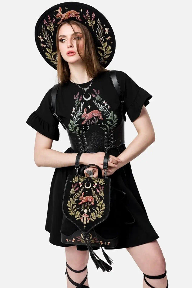 【RESTYLE】ドレス＊HARE MOON MINI DRESS-Sサイズ