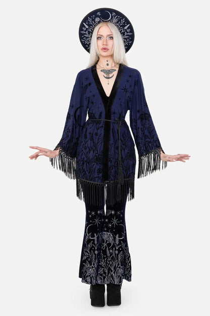 【RESTYLE】アウター＊ MOON GARDEN KIMONO【取寄】