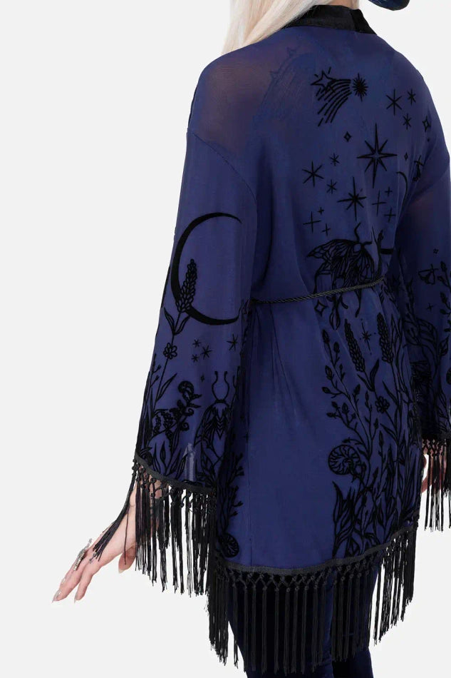 【RESTYLE】アウター＊ MOON GARDEN KIMONO【取寄】