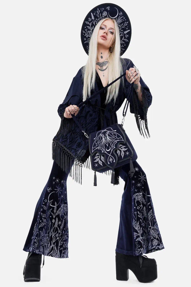【RESTYLE】アウター＊ MOON GARDEN KIMONO【取寄】