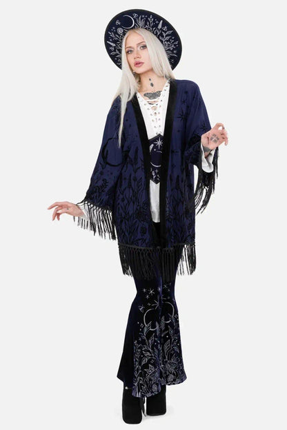 【RESTYLE】アウター＊ MOON GARDEN KIMONO【取寄】