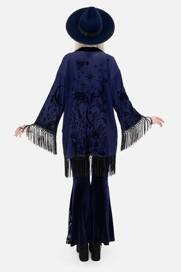 【RESTYLE】アウター＊ MOON GARDEN KIMONO【取寄】