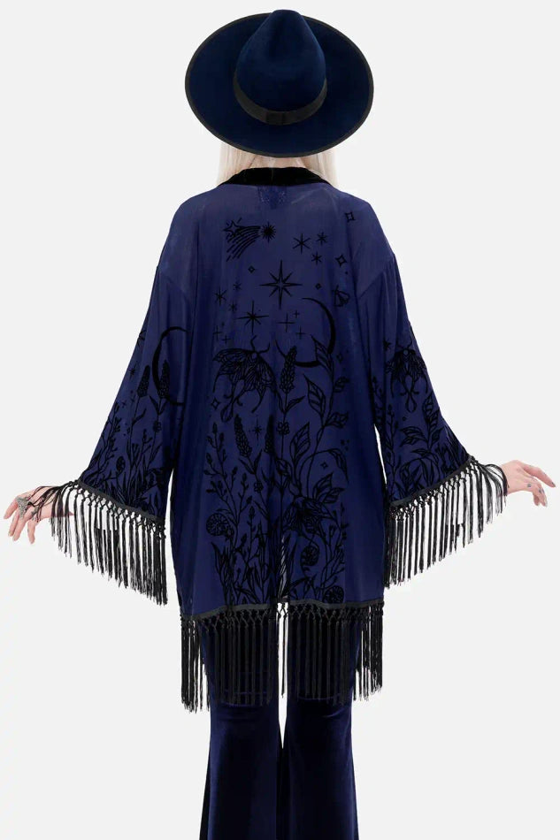 【RESTYLE】アウター＊ MOON GARDEN KIMONO【取寄】