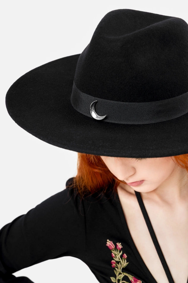 【RESTYLE】ハット＊WILDFLOWER WIDE BRIM HAT【取寄】