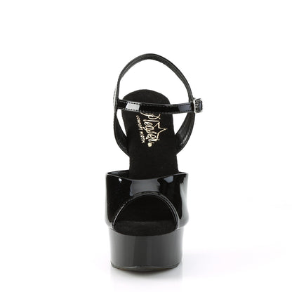 【PLEASER】EXCITE-609 シューズ Blk Pat/Blk【取寄】